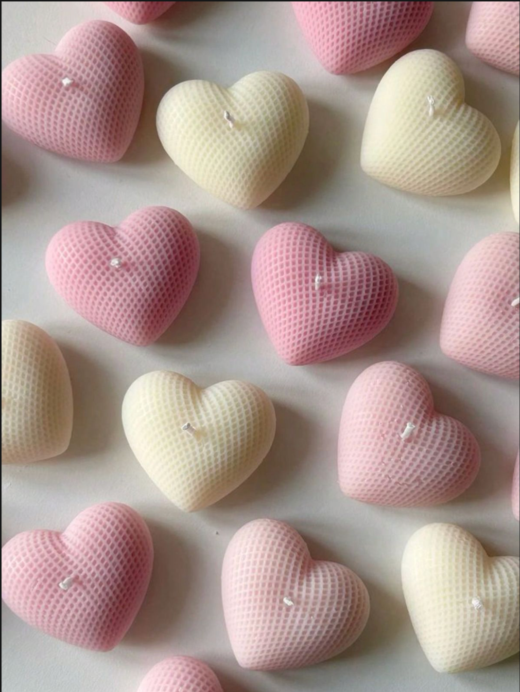 Pack 3 Velas Corazón